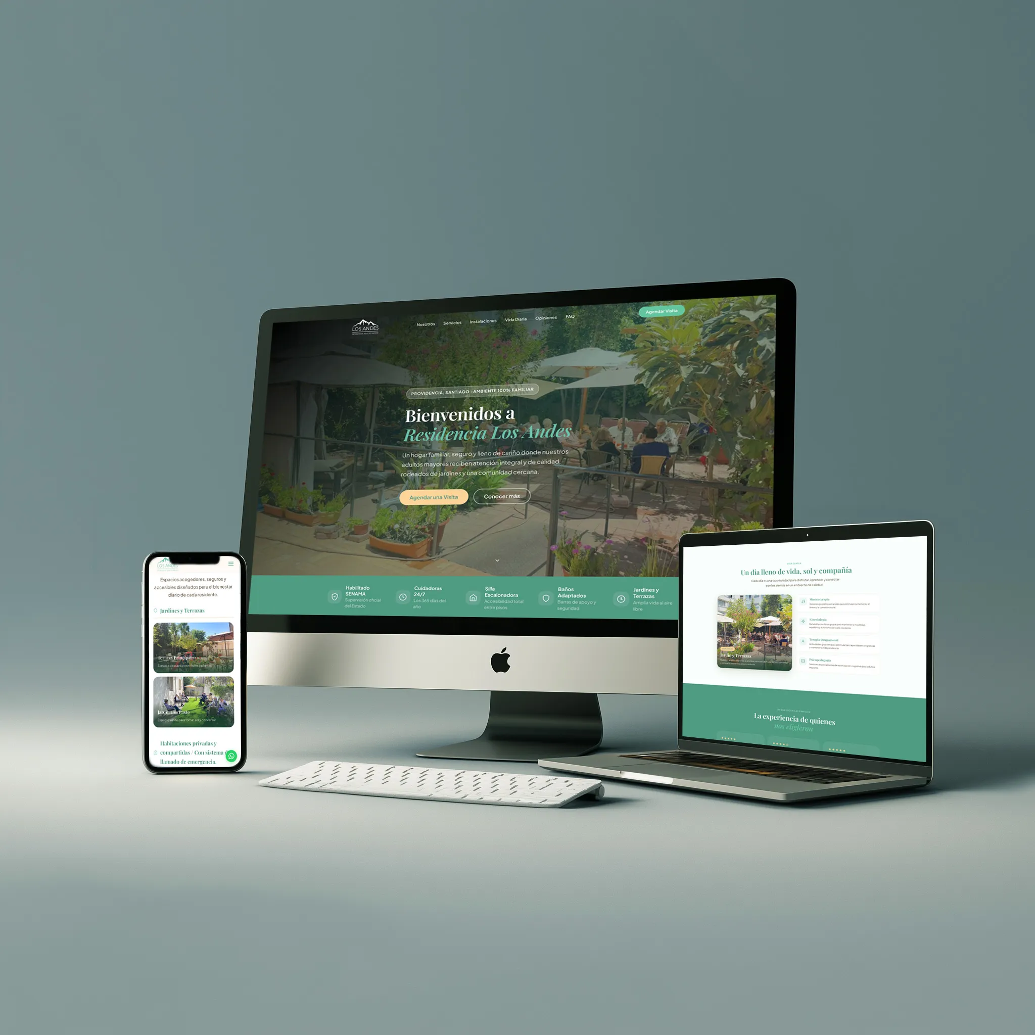 Sitio web Residencia los Andes